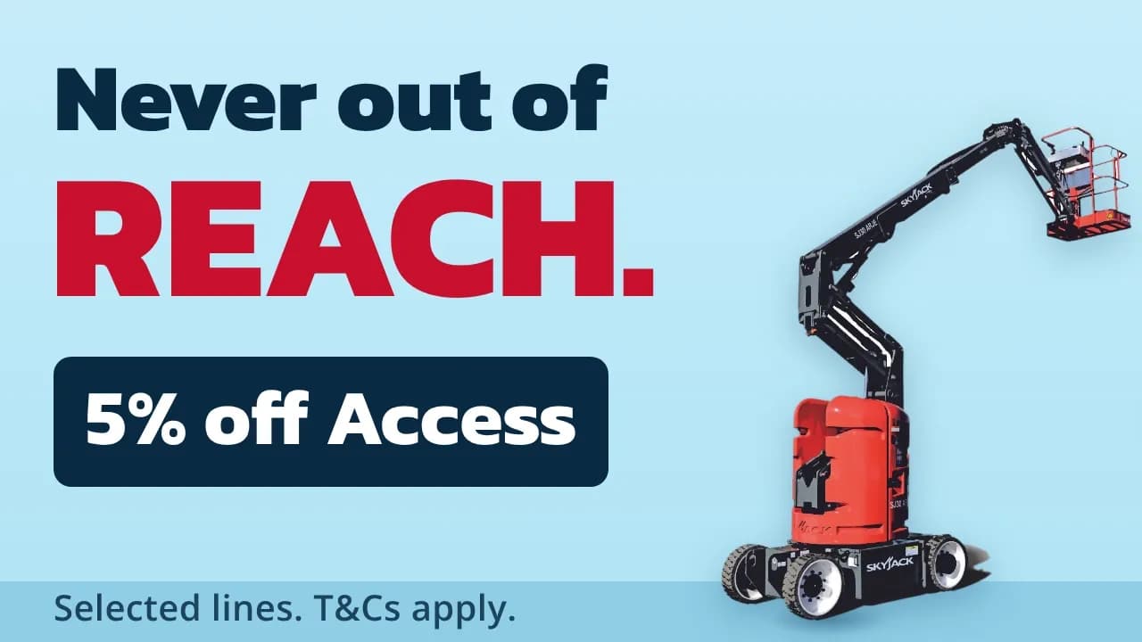 Never be out of reach with ladders, scaffolding, scissor lifts or boom lifts with National Tool Hire