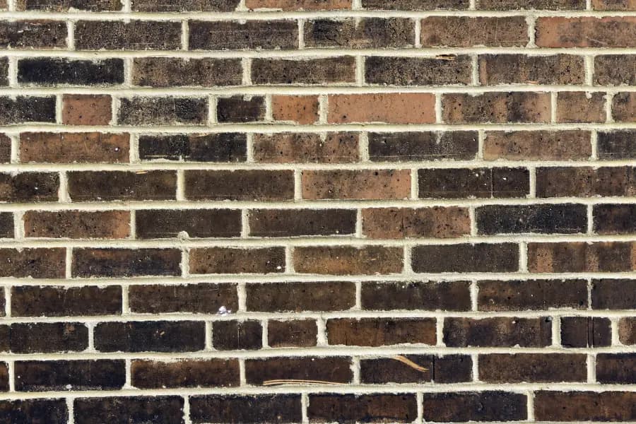 Brown facing bricks