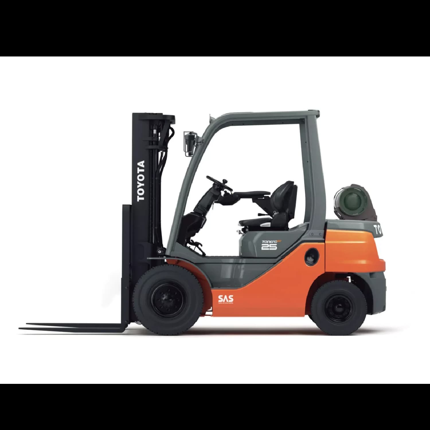 Gas forklift c:3T m:5.5m f:1.2m