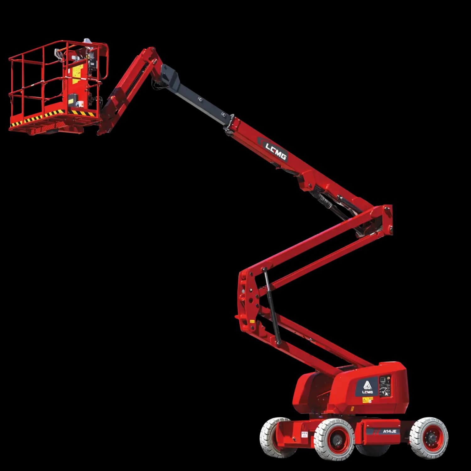 Articulated boom lift