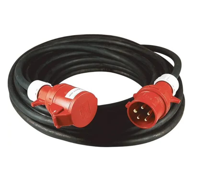 32a 3 phase 10 metre plug and play lead